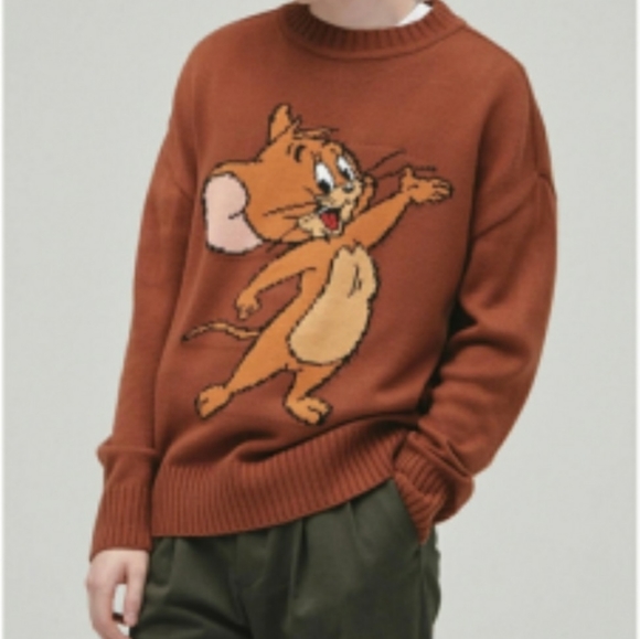 STEREO VINYLS Tom and Jerry Knit Sweater Rare.